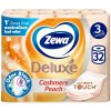 Zewa Deluxe Cashmere Peach 3 Ply Toaletný papier 32 roliek Zewa