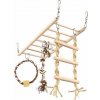 Trixie Suspension bridge rope ladder ferrets wood/rope 35 x 15 x 15 cm