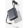 SWISSTEN POWER BANK 10000 mAh S INTEGROVANÝMI KABELY USB-C A LIGHTNING VESMÍRNĚ STŘÍBRNÁ (22013939)