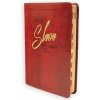 Božie Slovo - Nová zmluva, Žalmy a Príslovia 2025 - imitácia kože, tmavočervená