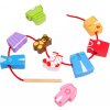 Bigjigs Toys Navliekanie korálok oblečenia