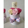 Mydlový flower box 5 ruží mix Pani učiteľke