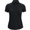 Dámske funkčné tričko s krátkym rukávom Under Armour ZINGER SHORT SLEEVE POLO W čierne 1363949-001 - M