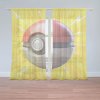 Sablio Záclony Pokemon ball Explózia: 2ks 150x250cm