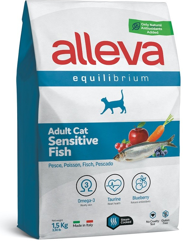 Alleva Equilibrium Adult Cat Sensitive s rybami 1,5 kg