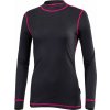 Klimatex Dámske vlnené tričko s dlhým rukávom SOTA čierna ružová