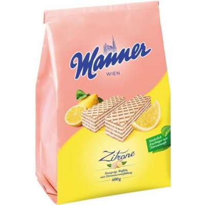 Oblátky Manner s citrónovým krémom 400g