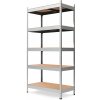 Marbo Kovový REGÁL SÉRIE SOLID 220x110x45 Pozinkovaný Rozmer regálu: 220x110x45, Počet Políc: 5, Celková nosnosť regálu: 1000 KG Marbo 5901720125057