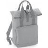 BAGBASE BG 118 / Rolovací batoh s dvojitým držadlom - light grey 14 litrov