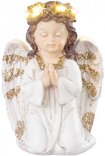 Dekorácia vianočná LED MagicHome Anjel modliaci SL8091610X