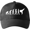 Karate Evolúcia - kop - Šiltovka so zahnutým šiltom a mosaznou sponou - Univerzálna veľkosť ( Čierna )