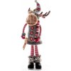 Dekorácia MagicHome Vianoce, Sobia laň, stojaca, 81 cm