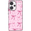 Picasee silikónový čierny obal pre Xiaomi Redmi Note 13 Pro+ 5G - Bow Aesthetic