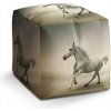 Sablio Taburet Biely kôň 2: 40x40x40 cm