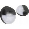 Solárna lampa 2LED nástenná na fasádu, schody P111