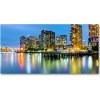 Foto-obraz fotografie na skle New York noc 100x50 cm