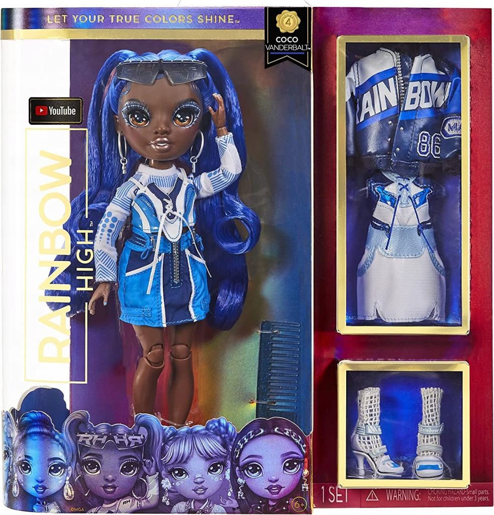 MGA Rainbow High Fashion Krystal Bailey Indigo