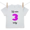 Boodyy Tričko s krátkym rukávom Už mám 3 roky Dievča 98 (2-3 roky)