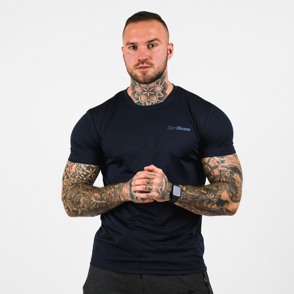 GymBeam tričko TRN black