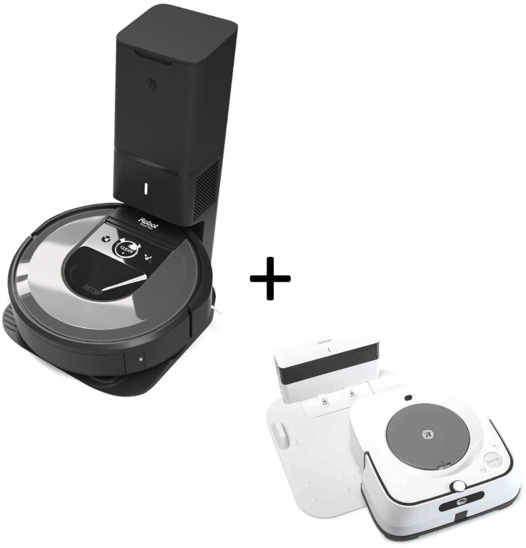 iRobot Roomba i7+ a Braava jet m6