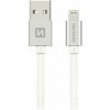 Swissten Datový Kabel Textile Usb / Lightning 1,2 M Stříbrný 71523203