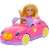 Mattel Barbie Chelsea s blond vlasy medvídkové autíčko a medvídek HXN05