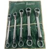 Rock FORCE Sada zahnutých očkových kľúčov 5 ks 32-55 mm CrV
