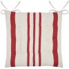 STOF Podsedák Manduel 38x38 cm bílý/červený