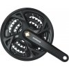 Shimano FCM371 48/36/26 175mm čierne S Krytom kľuky