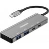 OEM USB-C na 2x USB 3.2 C + 2x USB 3.2 A 5G SuperSpeed, hliníkový ku31hub11