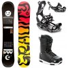 Gravity Empatic 25/26 snowboard + Raven Fastec FT360 black viazanie + Raven Flush MOZ topánky - 155 cm Wide + XL (EU 43-46)