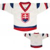 Detský hokejový dres Slovensko biely babyXXS(0-1)