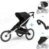 Set 4v1 Thule Glide 3 Black 2025 + pláštenka + ochranná sieť + madlo