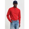 SVETER GANT SUPERFINE LAMBSWOOL HALF ZIP BRIGHT RED