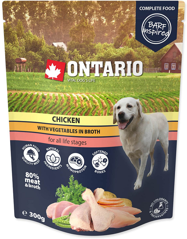 Ontario Chicken with vegetables in Broth 300 g