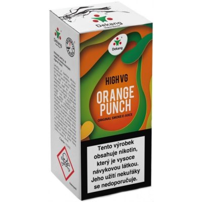 Liquid Dekang High VG Orange Punch 10ml (Sladký pomeranč) Síla nikotinu: 3mg