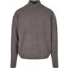 Sivý pánsky sveter Urban Classics Oversized Roll Neck Sweater M