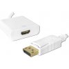 Pripojte DISPLAYPORT k adaptéru HDMI.