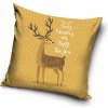 CARBOTEX Vianočná obliečka na vankúšik DEER, 40/40cm, PNL215033