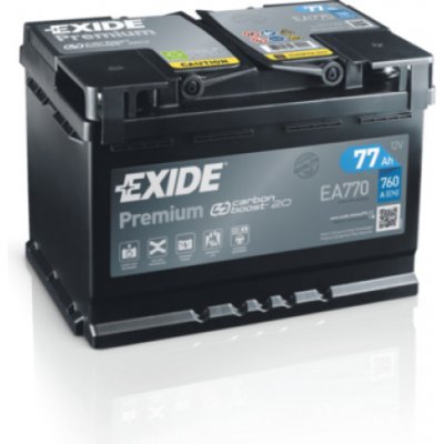 Autobatéria Exide Premium 12V 77Ah 760A EA770