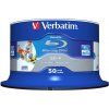 Verbatim BD-R SL, Hard Coat protective layer Wide Inkjet Printable, 25GB, Spindle, 43812, 6x, 50-pack, pre archiváciu dát