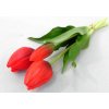 TULIPÁNY silikon 28 cm Farba: Červená