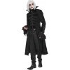Devil Fashion kabát Gothic Čierna