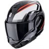 Helma na motorku SCORPION EXO-TECH EVO FURIO čierno/červená Veľkosť: L