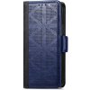 VSETKONAMOBIL 44743 GRID Peňaženkový kryt Apple iPhone 12 / 12 Pro modrý