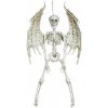 Závesná halloweenska dekorácia kostra s krídlami 40 cm (1 posledný kus skladom!)