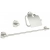 Grohe Essentials - Súprava doplnkov do kúpeľne 3 v 1, supersteel - 40775DC1
