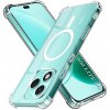 Techsuit – Shockproof Clear Silicone MagSafe priehľadné silikónové puzdro s podporou pre Honor 400 Lite – priehľadné