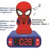 Lexibook Detský budík Spider-Man s nočným svetlením