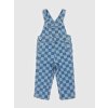 GAP Baby džínsové lacláče Modrá 12-18M Modrá Modrá